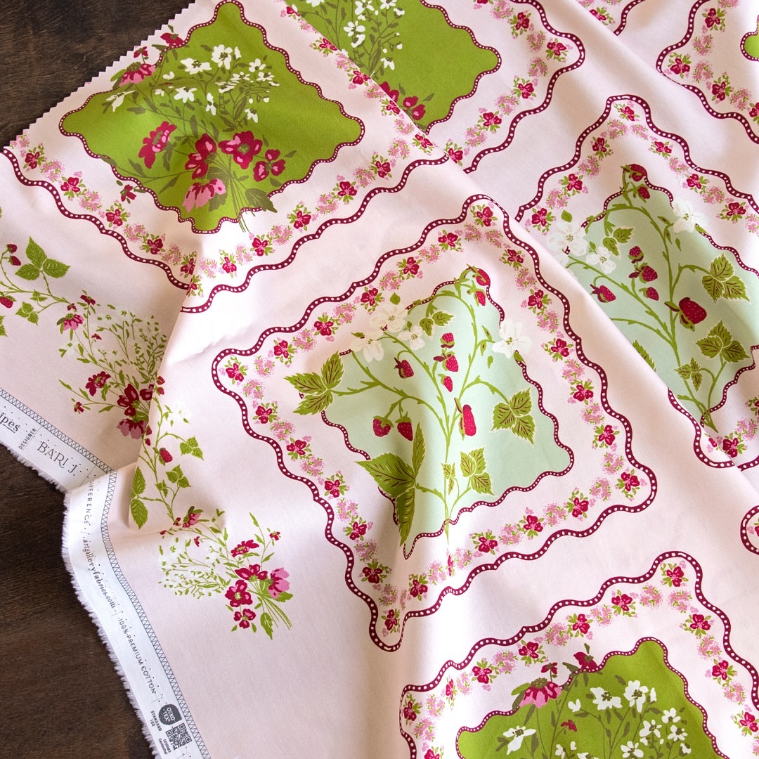 Anthology Fabric Collection - Garden Study Blush 108" Quilt Backing