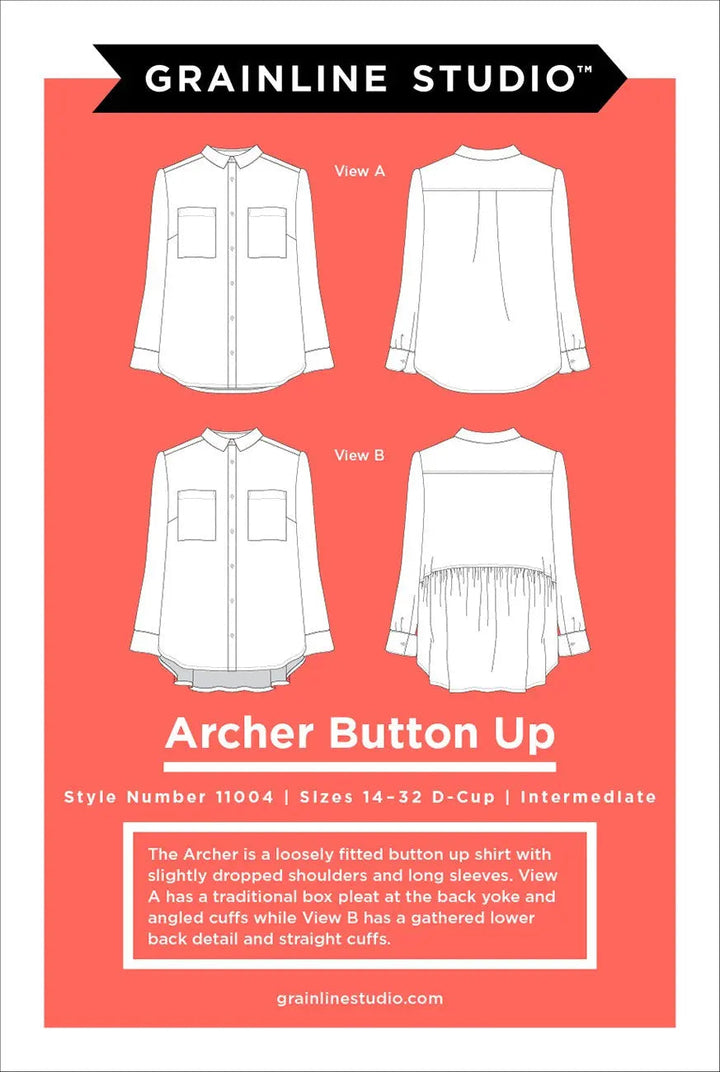 Archer Button Up Sizes 14-32