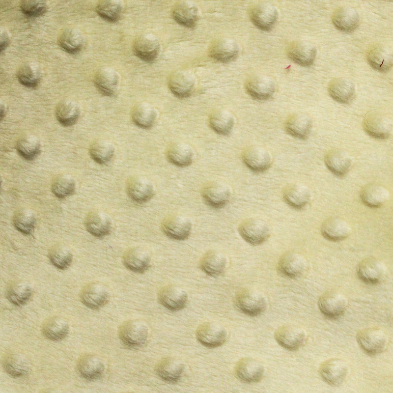 Banana Yellow Minky Dimple Dot Fabric