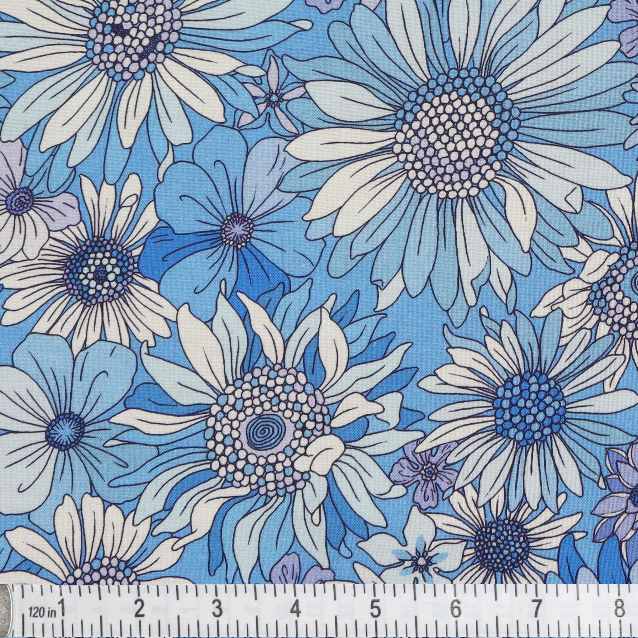 Sleepovers 108" Wide Quilt Backing - Best Friends Blue