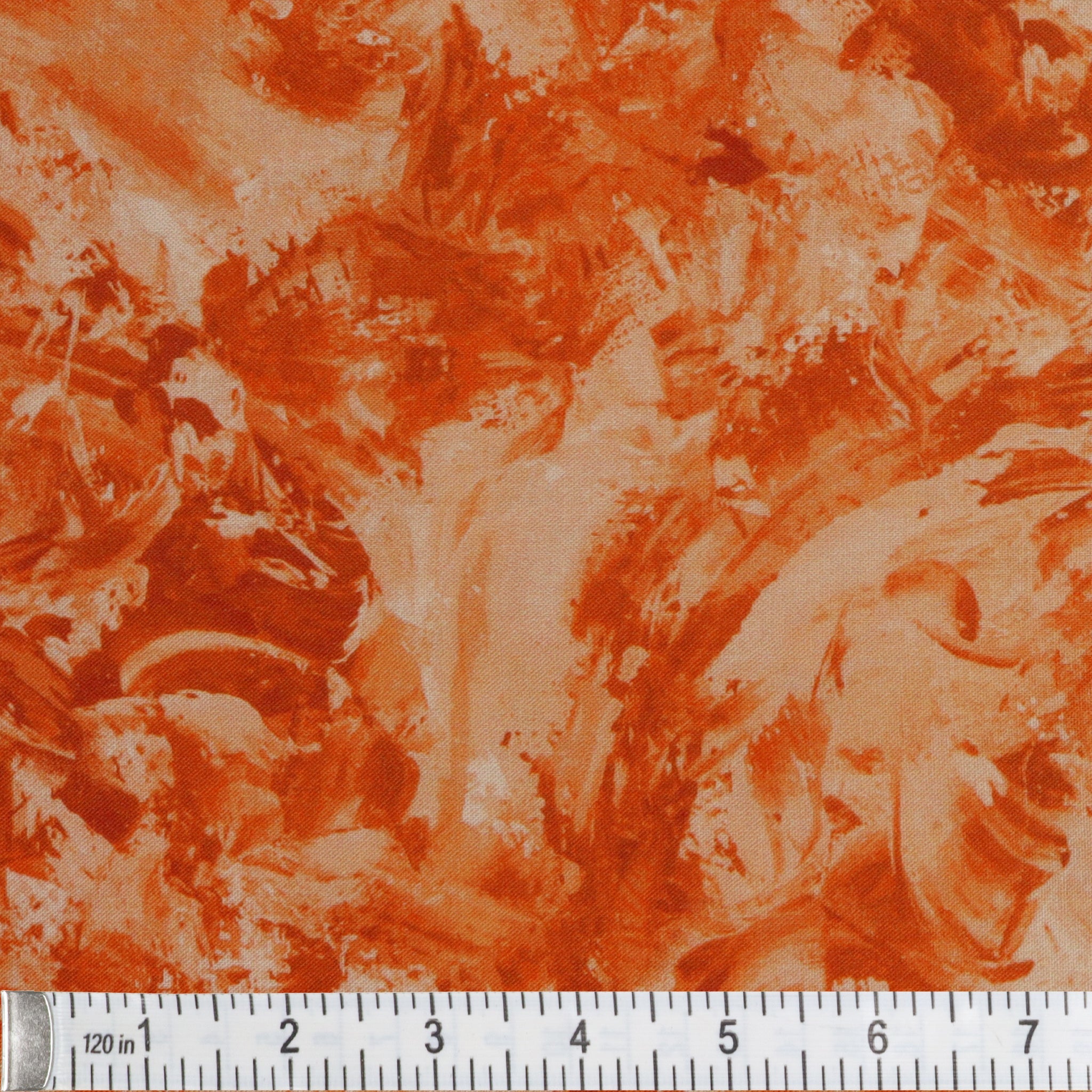 Paint Splash 108" Quilt Backing - Orange
