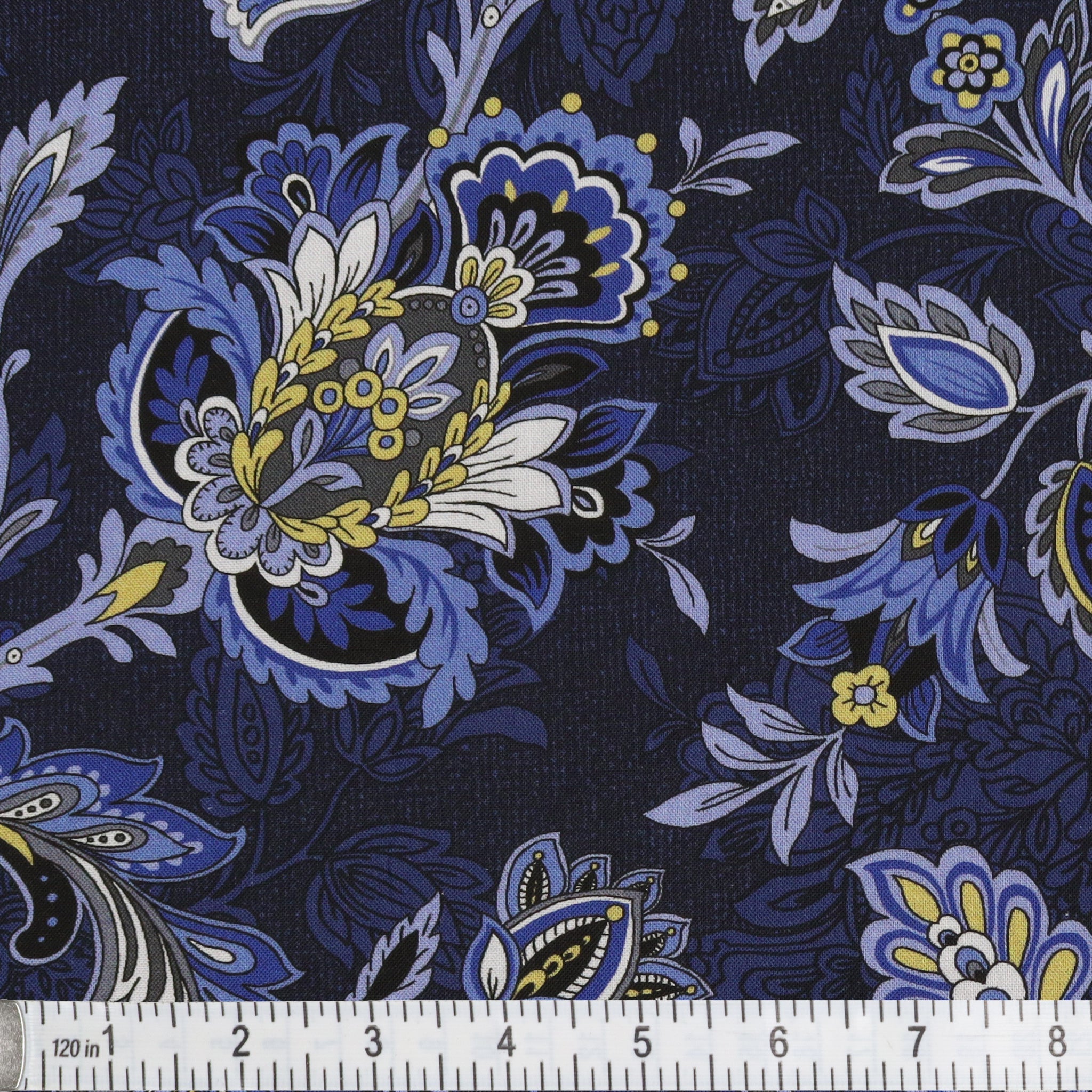 The Drawing Room 108" Wide Quilt Backing - Footstool Navy