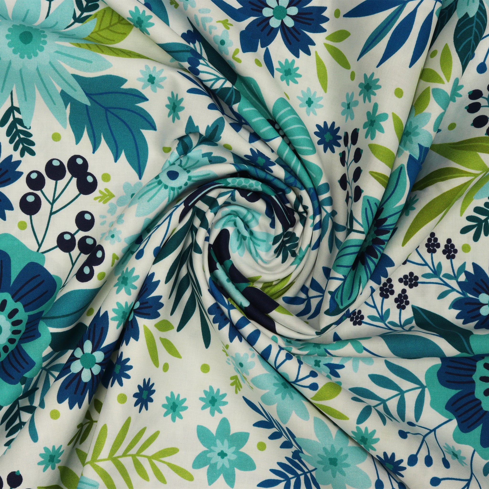 Among the Wildflowers II 108" Quilt Backing - Daybreak Teal