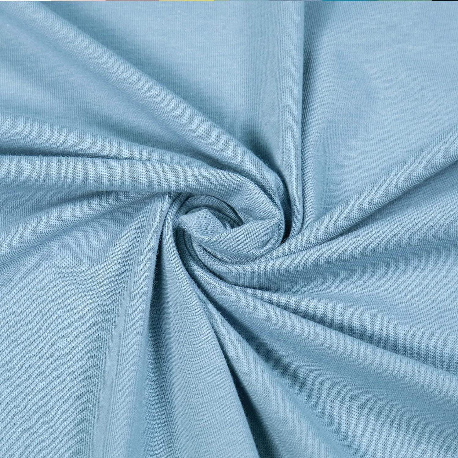 12oz Cotton Spandex Jersey Knit Fabric, 58/60" Wide