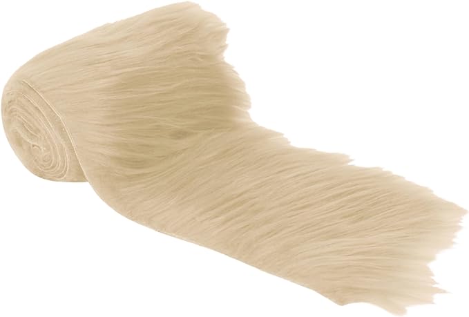 Faux Fur Fabric Trim Precut 8X60 Inch Craft DIY Costume Pack