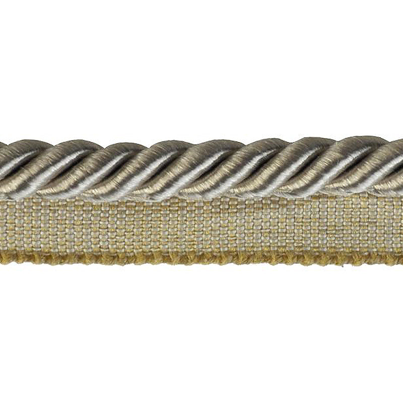 Basics Collection - 3/8" Cord with Lip (50 Yard Roll) - BC-10901-11 Grey Silver