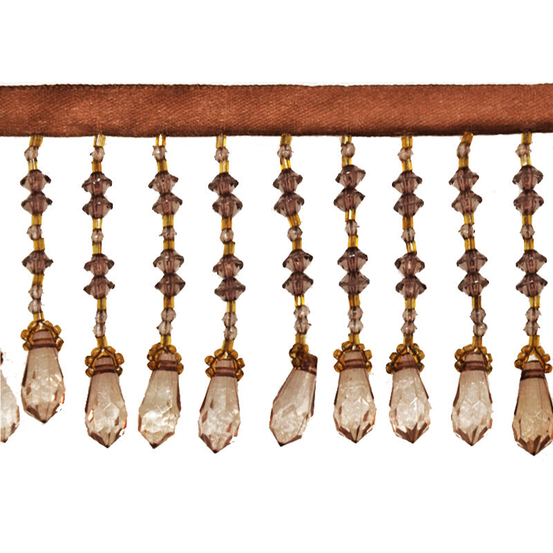 Beaded Fringe - 2 1/2" width (15 Yard Roll) - BB-905-94/10 Brown and Brown