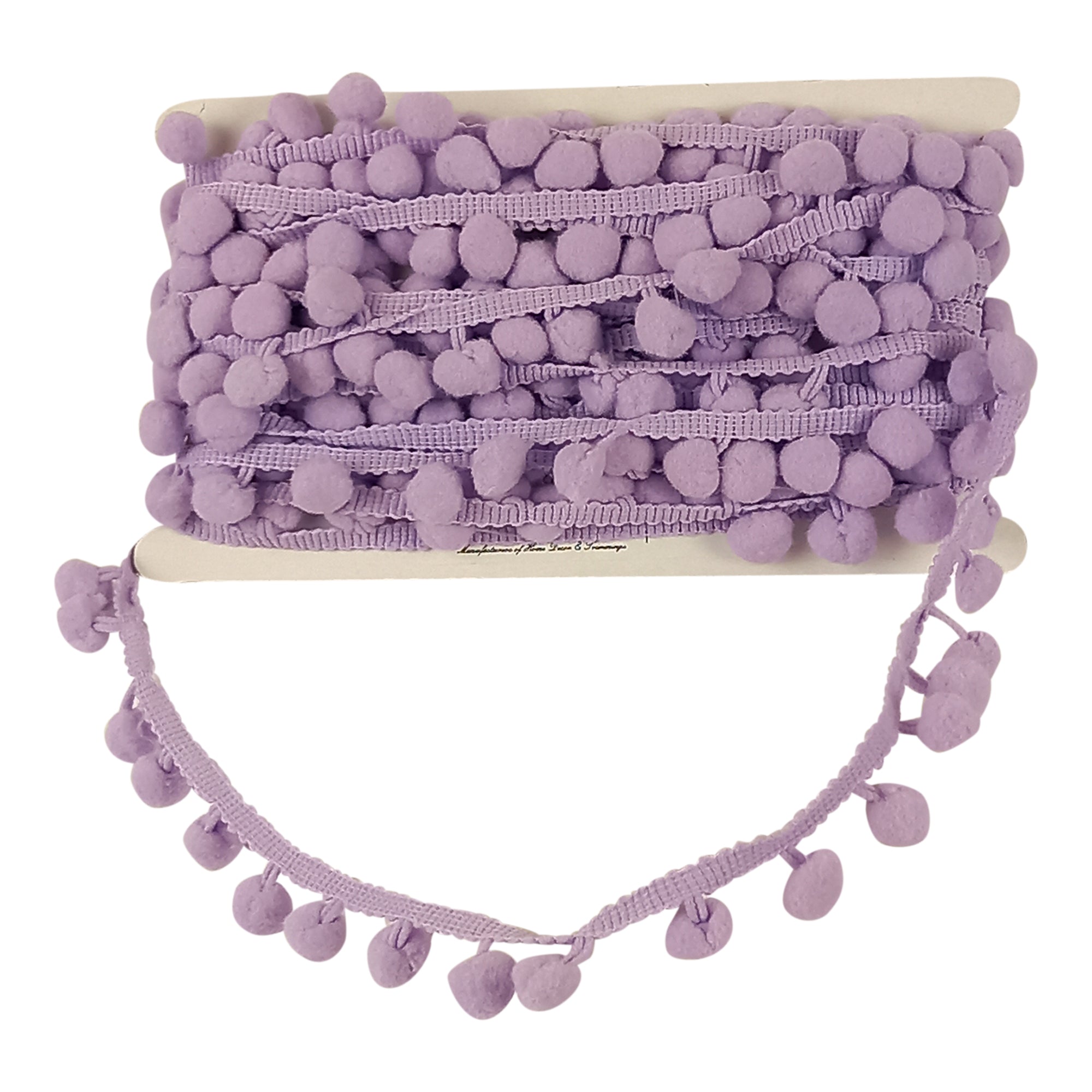 Belagio 1/2" Rainbow Collection Pompom Trim, x 10 yards, 21 colors