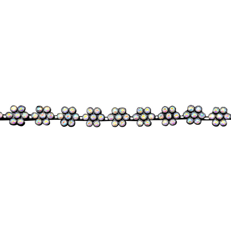 Belagio Enterprises - 1/2" Width Rhinestone Trim  (10 Yard Roll) - BR-451-02 Black