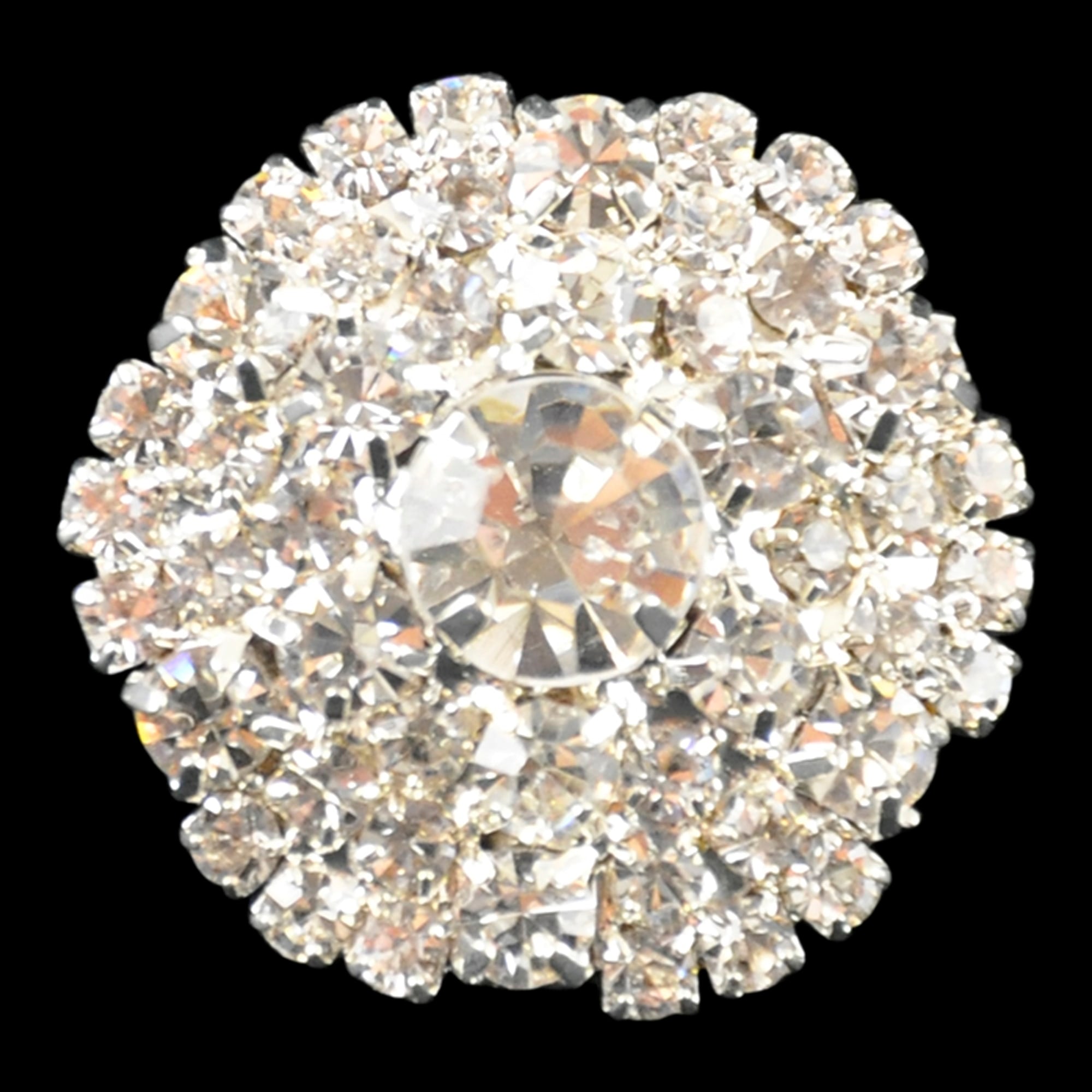 Belagio Enterprises - 1" Width Rhinestone Buttons (6pcs per Order) - BRB-120