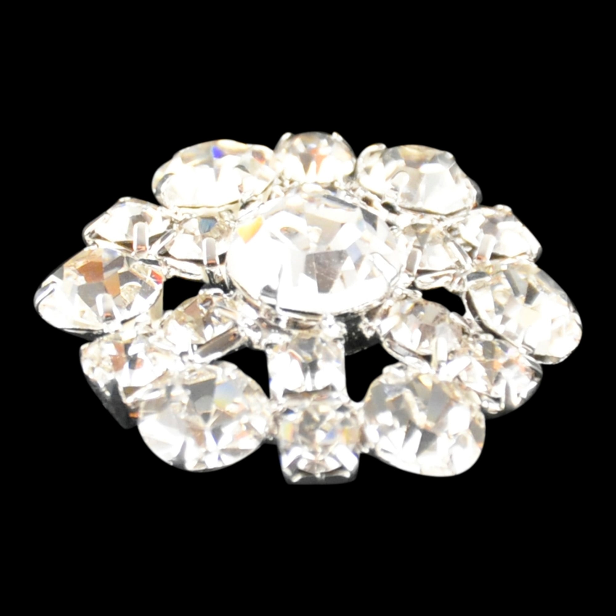 Belagio Enterprises - 1" Width Rhinestone Buttons (6pcs per Order) - BRB-122