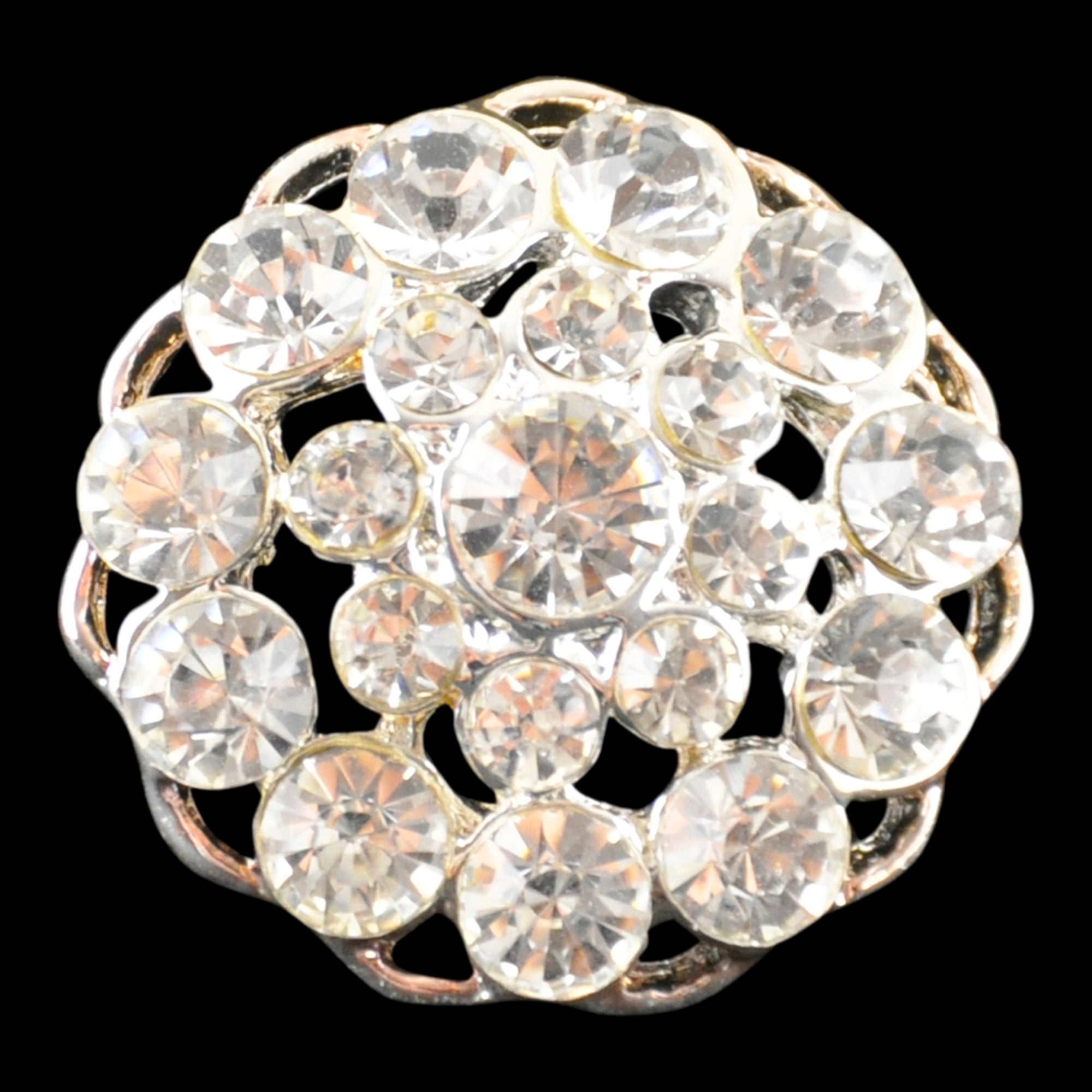 Belagio Enterprises - 1" Width Rhinestone Buttons (6pcs per Order) - BRB-153