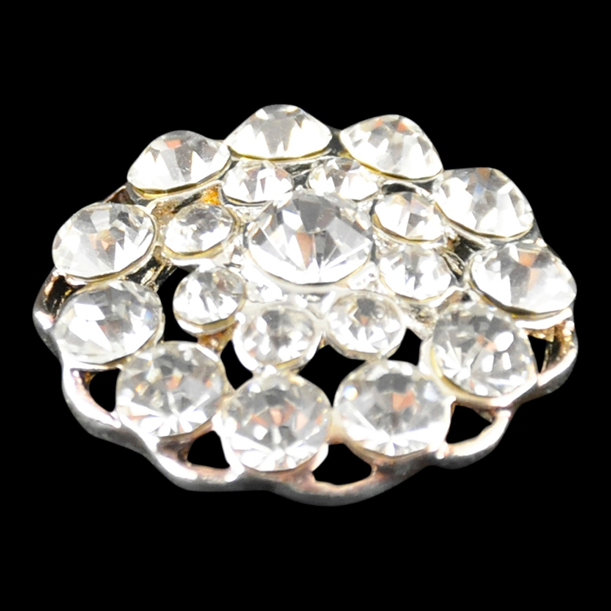 Belagio Enterprises - 1" Width Rhinestone Buttons (6pcs per Order) - BRB-153