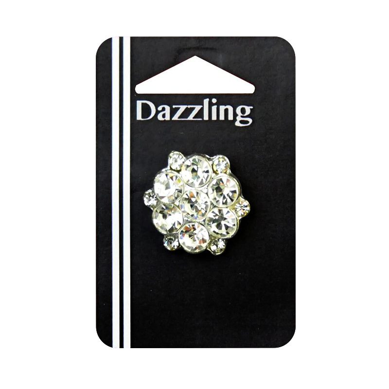 Belagio Enterprises - 1" Width Rhinestone Buttons (6pcs per Order) - BRB-154