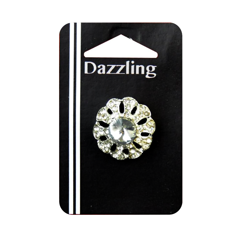 Belagio Enterprises - 1" Width Rhinestone Buttons (6pcs per Order) - BRB-158