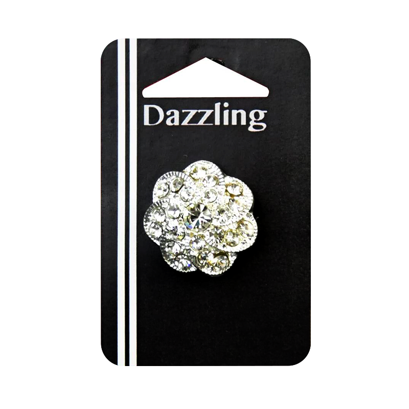 Belagio Enterprises - 1" Width Rhinestone Buttons (6pcs per Order) - BRB-160