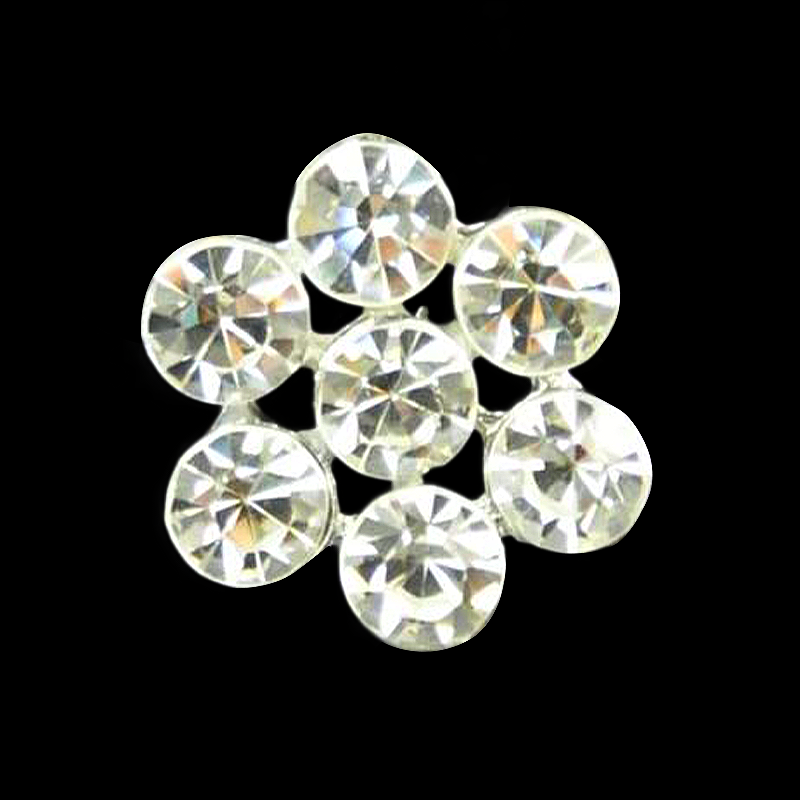 Belagio Enterprises - 1" Width Rhinestone Buttons (6pcs per Order) - BRB-163