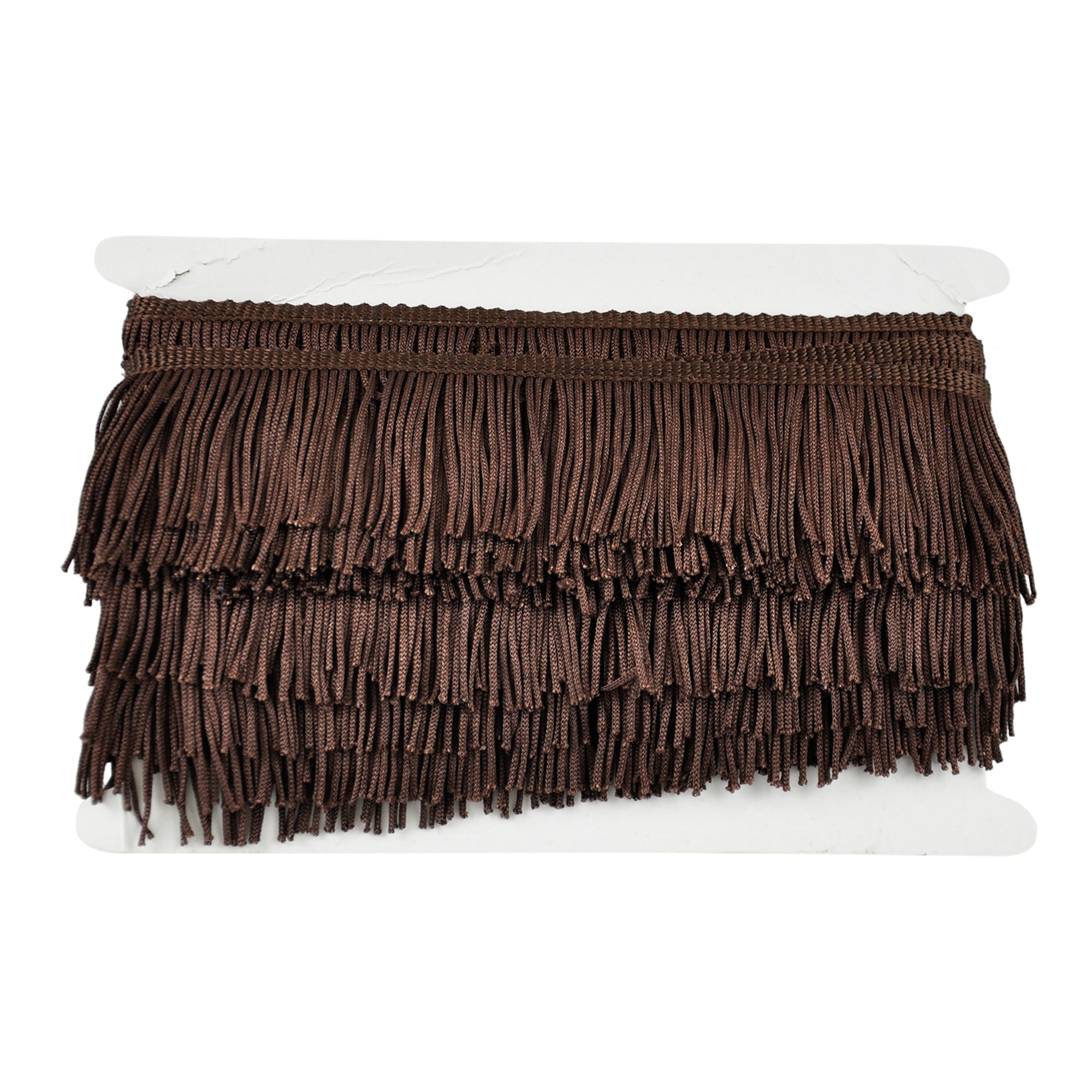 Belagio Enterprises - 2-inch Chainette Fringe (10 Yard Roll) - P-7043-06 Brown