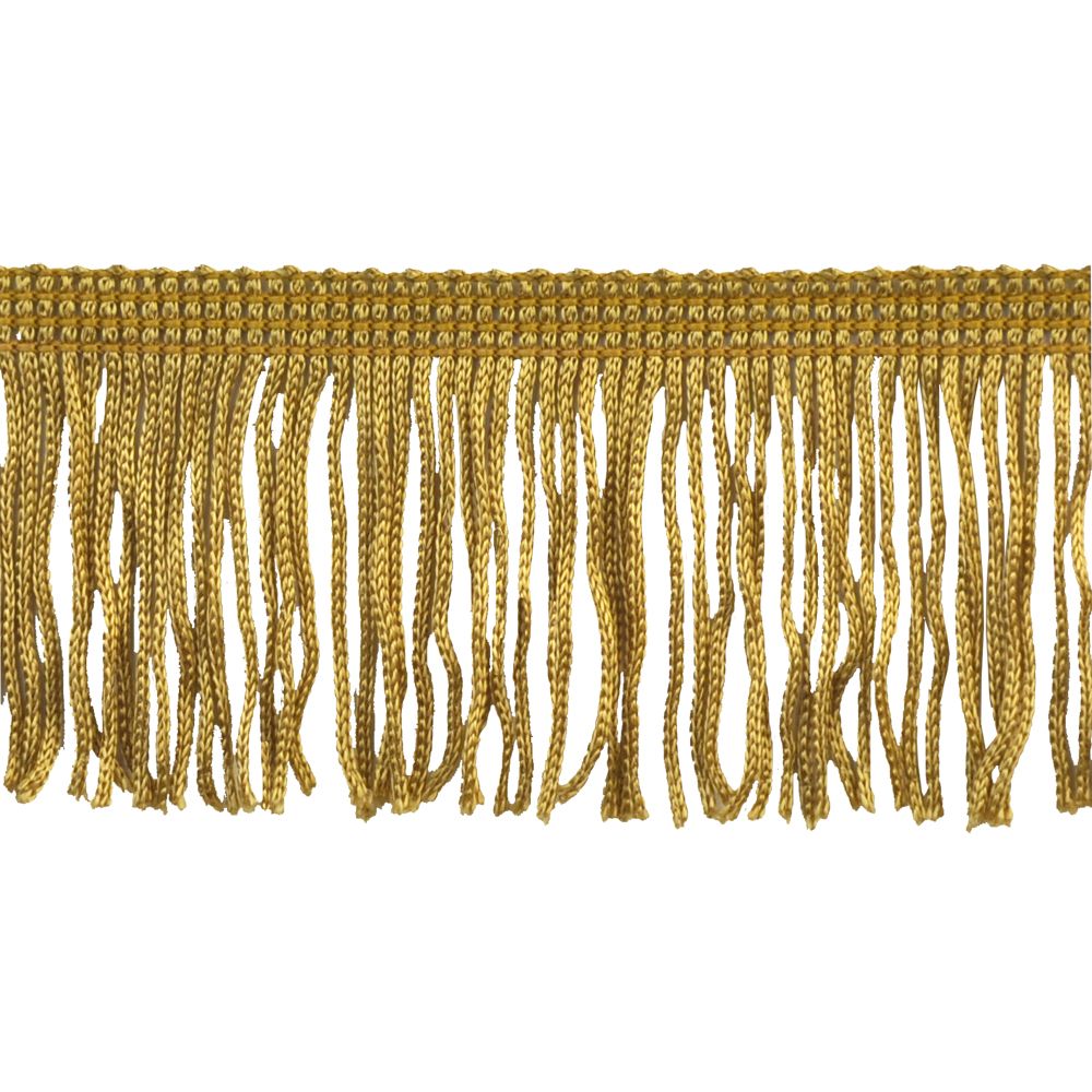Belagio Enterprises - 2-inch Chainette Fringe (10 Yard Roll) - P-7043-10 Gold