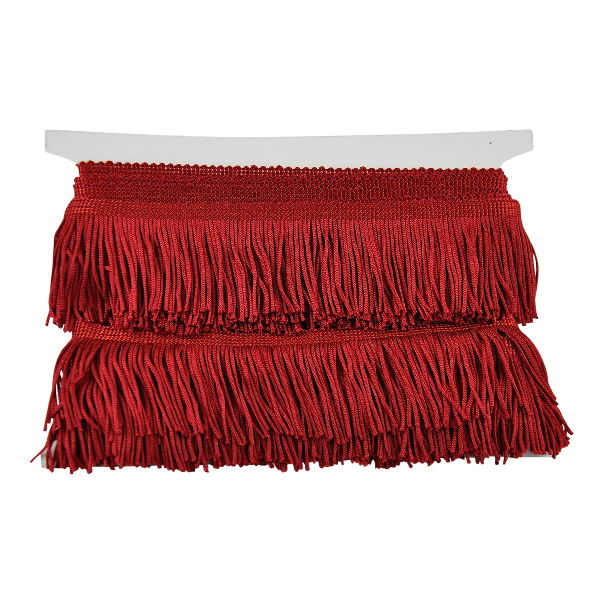Belagio Enterprises - 2-inch Chainette Fringe (10 Yard Roll) - P-7043-17 Burgundy