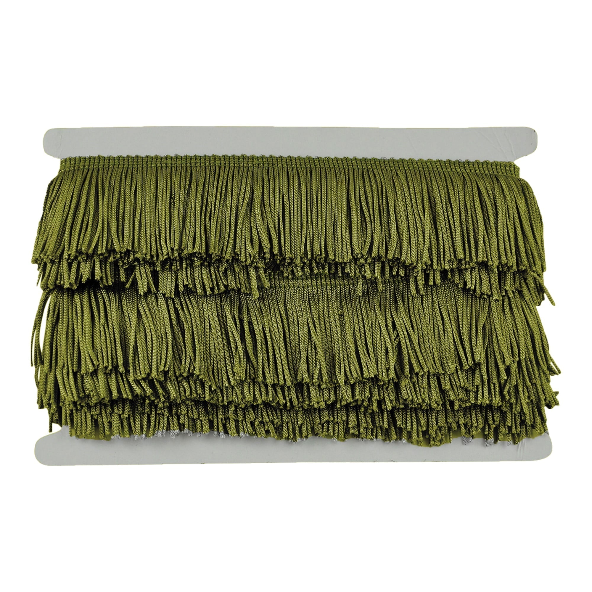 Belagio Enterprises - 2-inch Chainette Fringe (10 Yard Roll) - P-7043-25 Jungle Green
