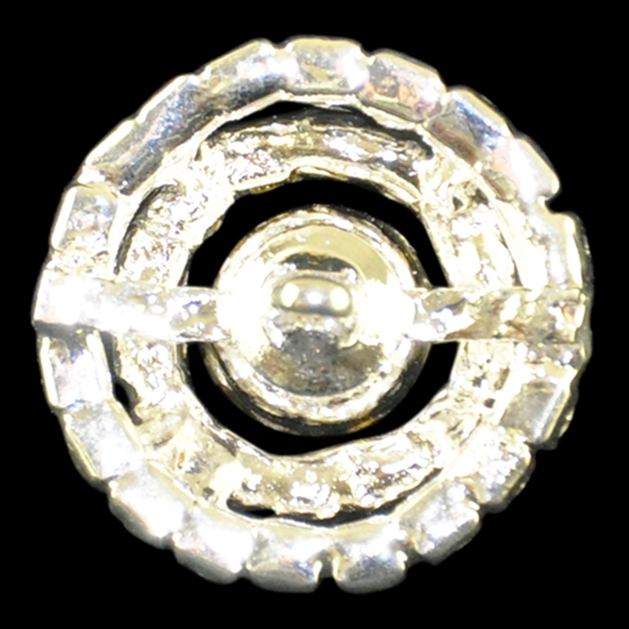 Belagio Enterprises - 3/4" Width Rhinestone Buttons (6pcs per Order) - BRB-104