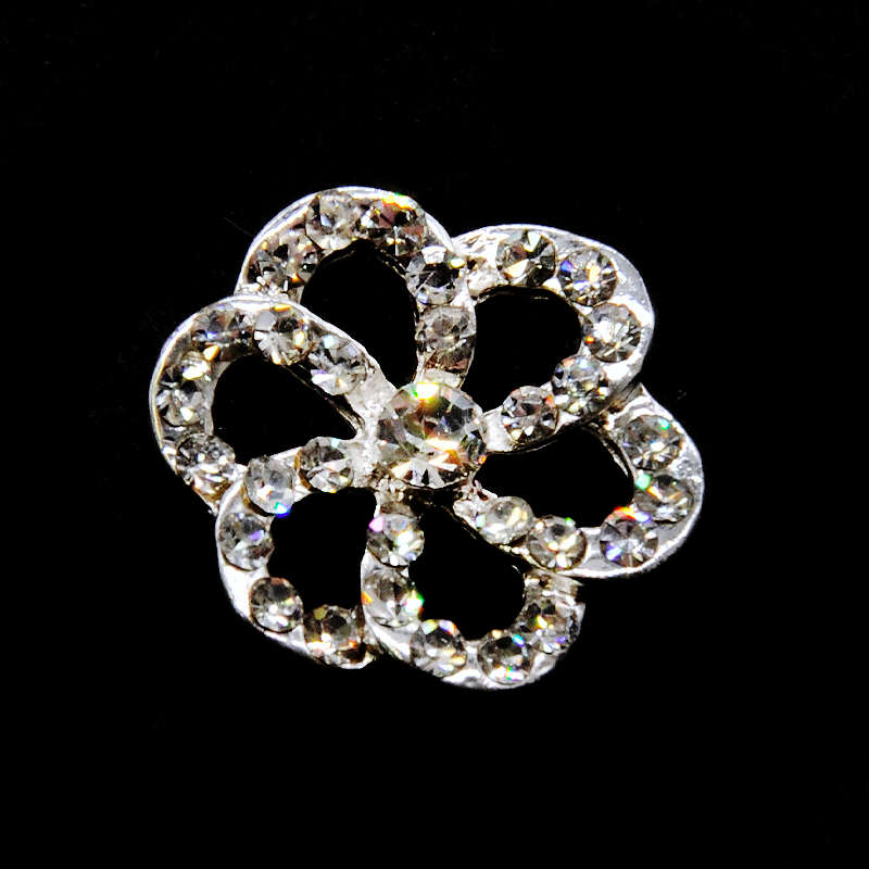 Belagio Enterprises - 3/4" Width Rhinestone Buttons (6pcs per Order) - BRB-110