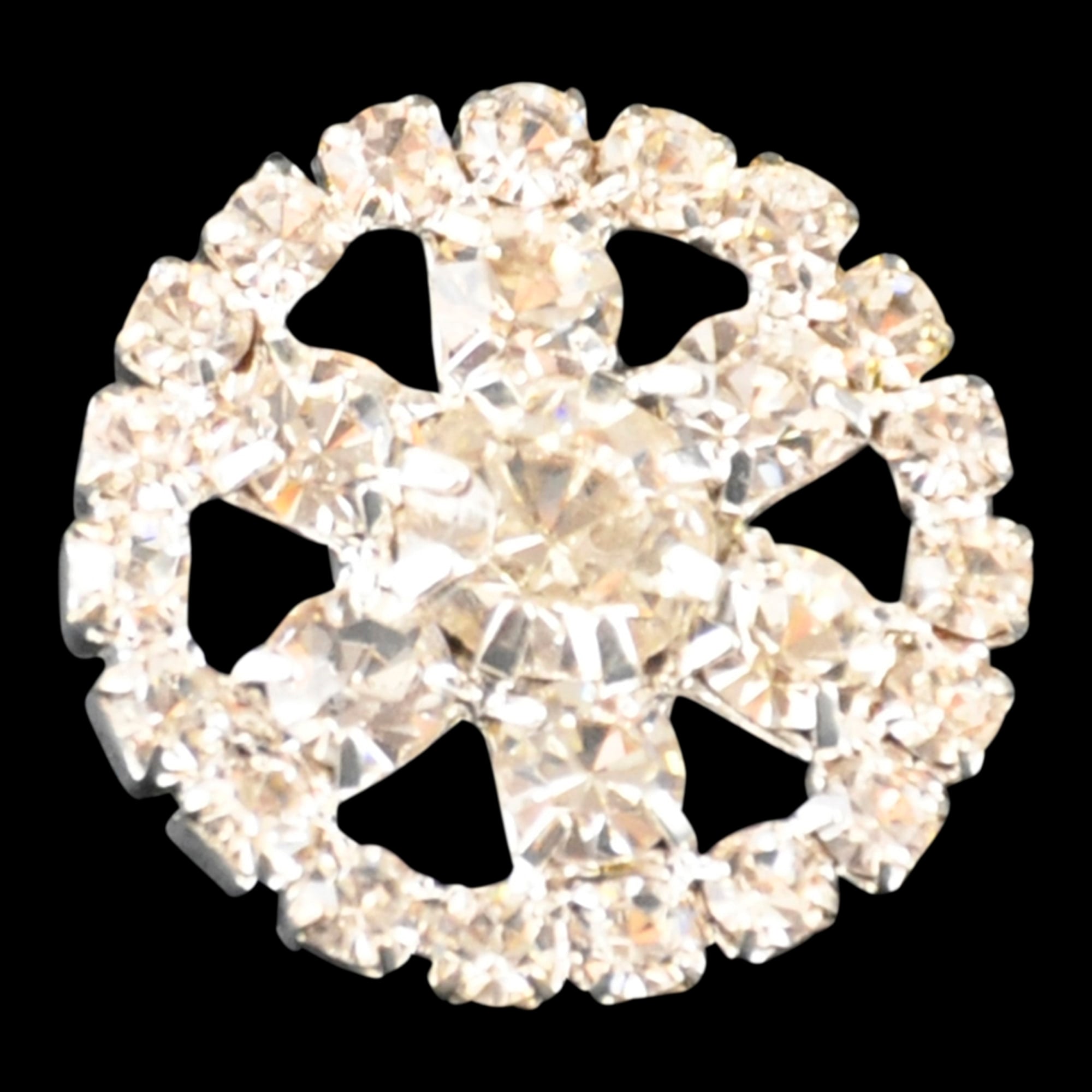 Belagio Enterprises - 3/4" Width Rhinestone Buttons (6pcs per Order) - BRB-112