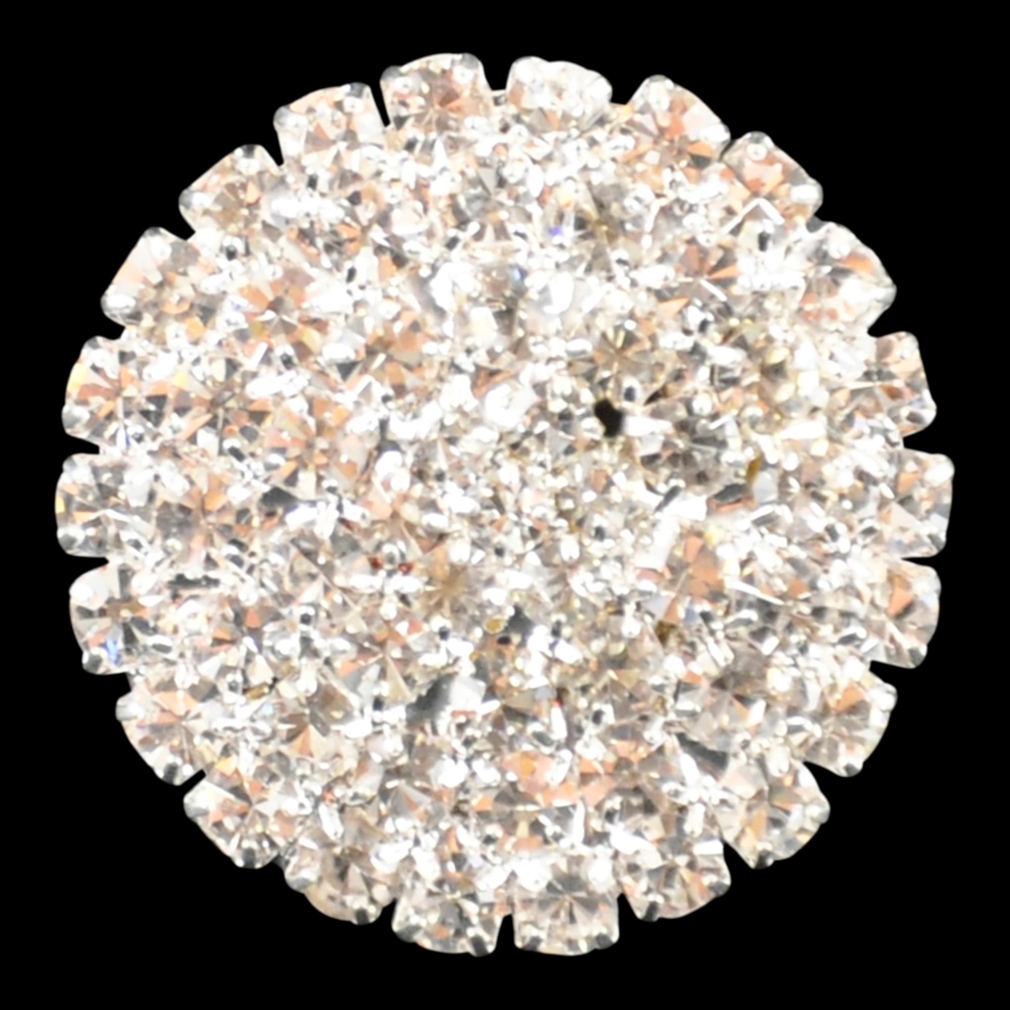 Belagio Enterprises - 3/4" Width Rhinestone Buttons (6pcs per Order) - BRB-117