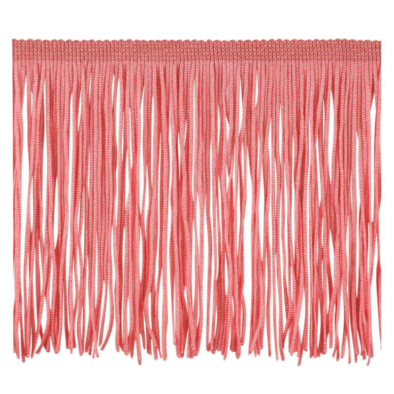 Belagio Enterprises - 4-inch Chainette Fringe (10 Yard Roll) - P-7044-08 Rose Mauve