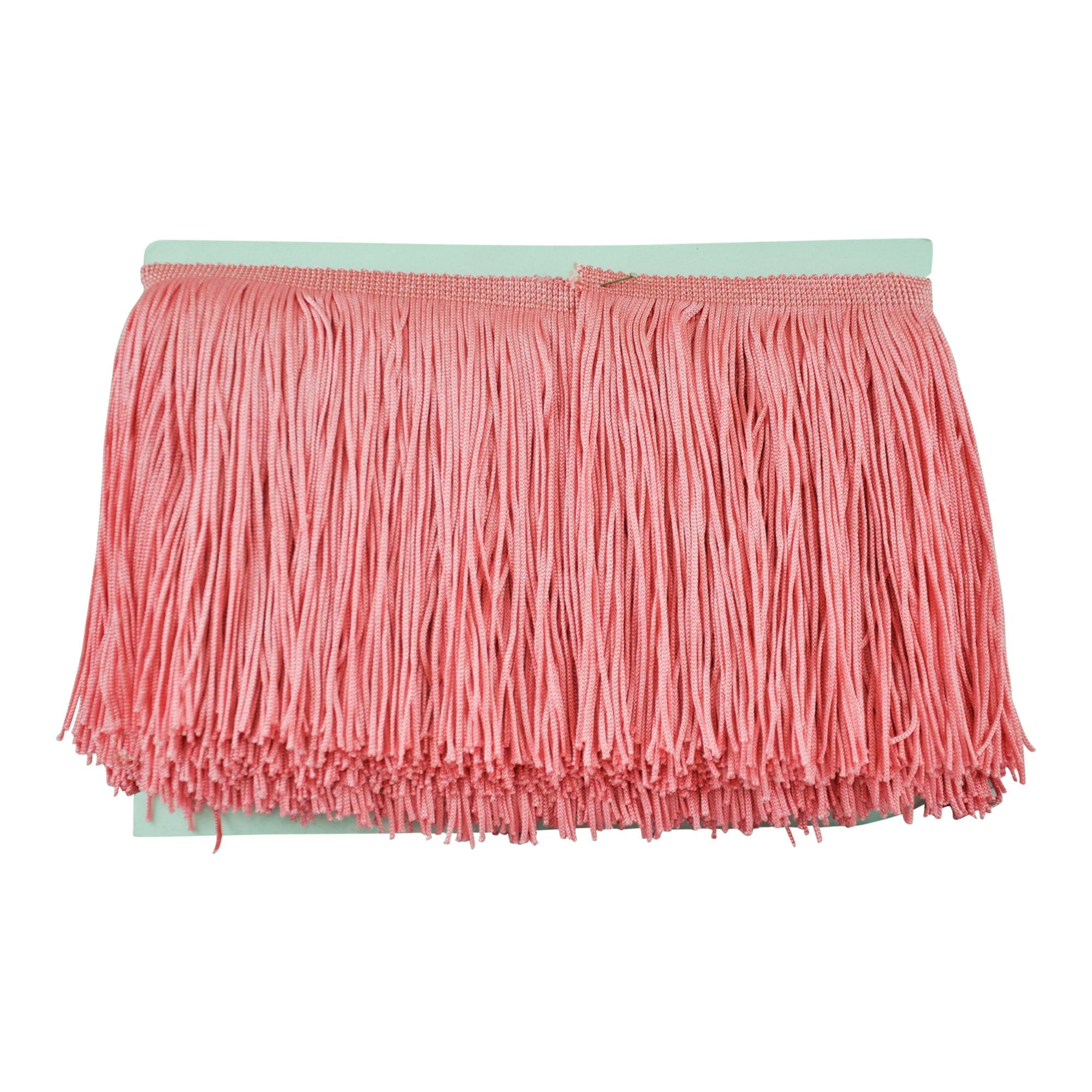 Belagio Enterprises - 4-inch Chainette Fringe (10 Yard Roll) - P-7044-08 Rose Mauve