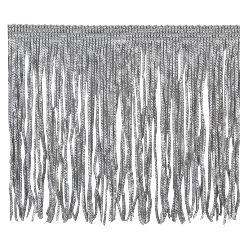 Belagio Enterprises - 4-inch Chainette Fringe (10 Yard Roll) - P-7044-11 Silver