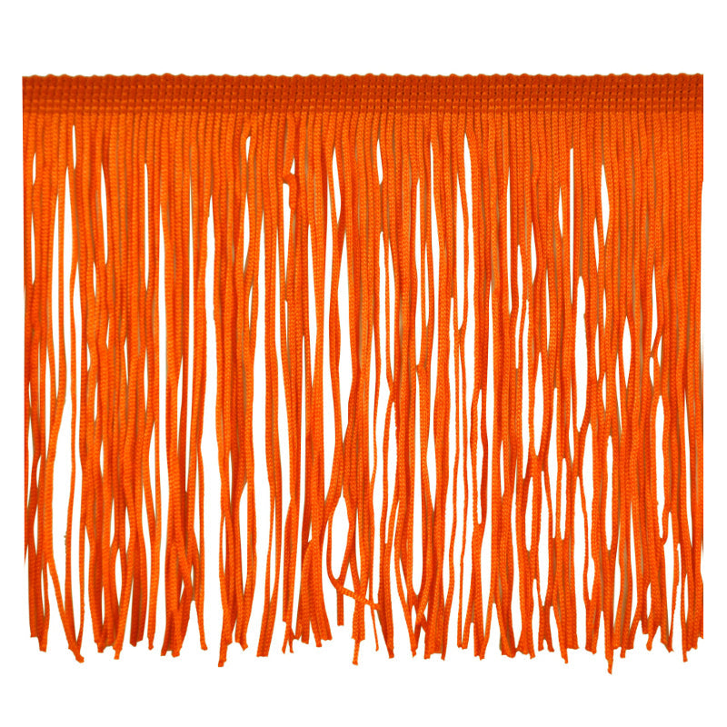 Belagio Enterprises - 4-inch Chainette Fringe (10 Yard Roll) - P-7044-19 Orange