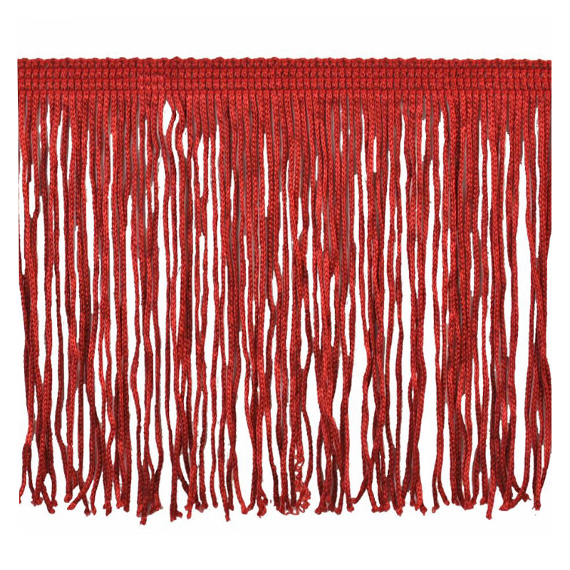 Belagio Enterprises - 4-inch Chainette Fringe (10 Yard Roll) - P-7044-22 Red