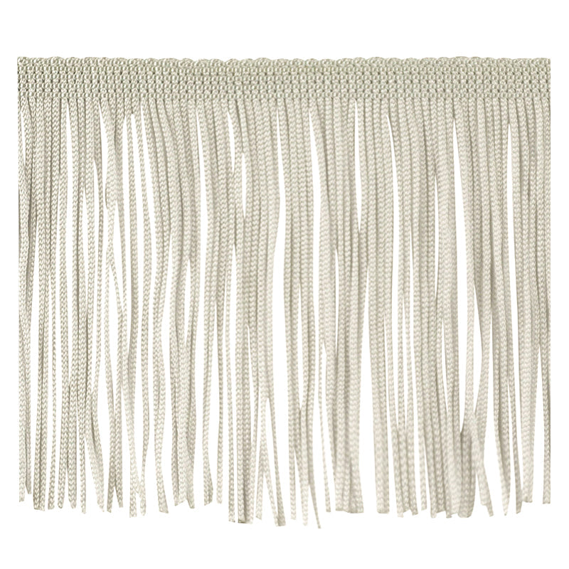 Belagio Enterprises - 4-inch Chainette Fringe (10 Yard Roll) - P-7044-27 White