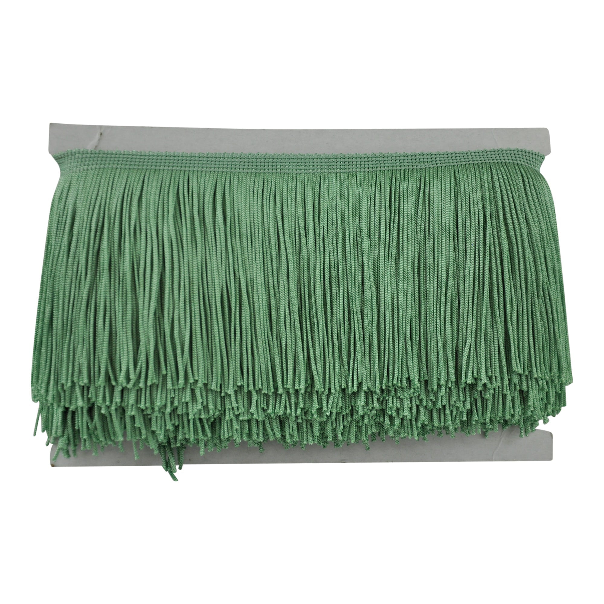 Belagio Enterprises - 4-inch Chainette Fringe (10 Yard Roll) - P-7044-41 Celadon Green