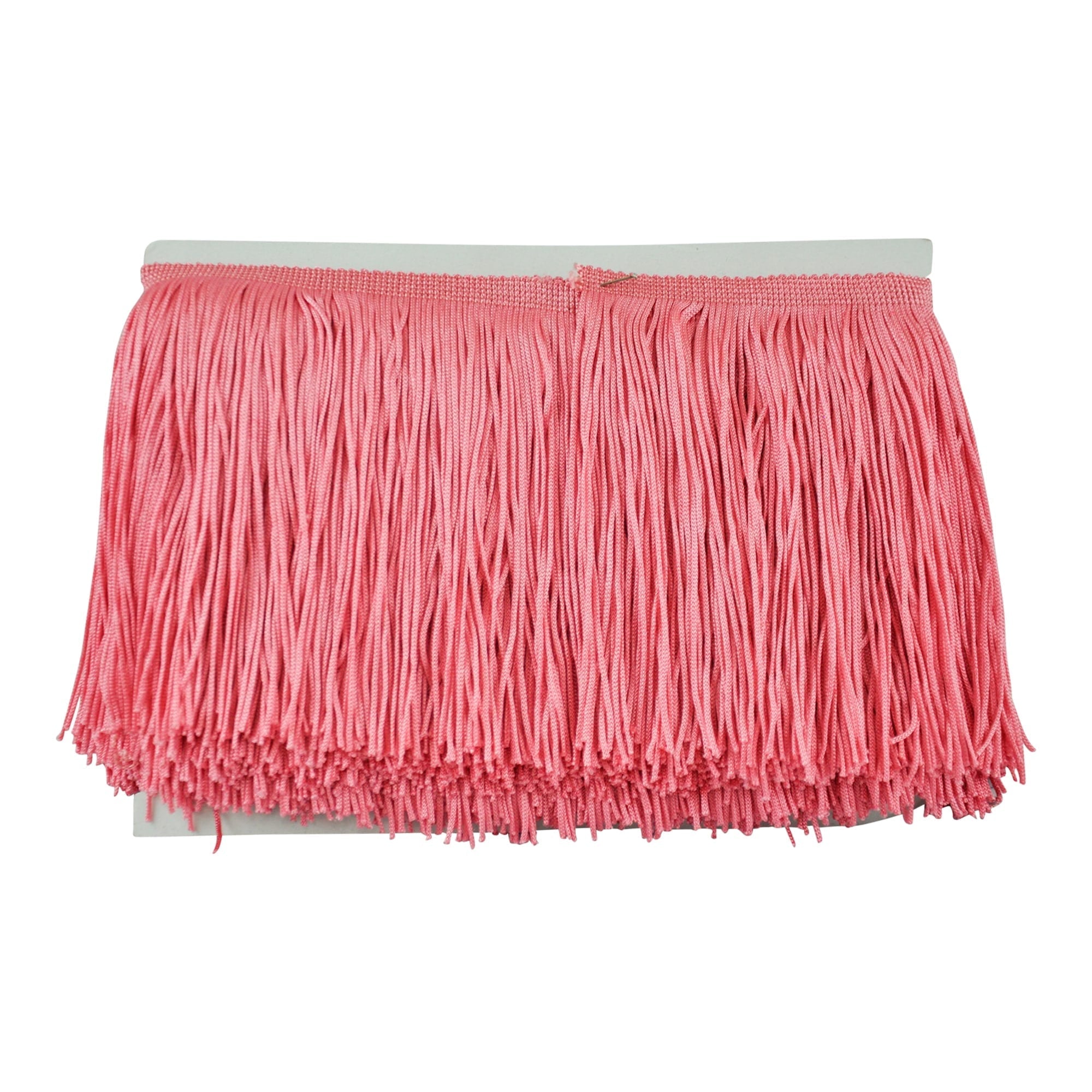 Belagio Enterprises - 6-inch Chainette Fringe (10 Yard Roll) - P-7045-08 Rose Mauve