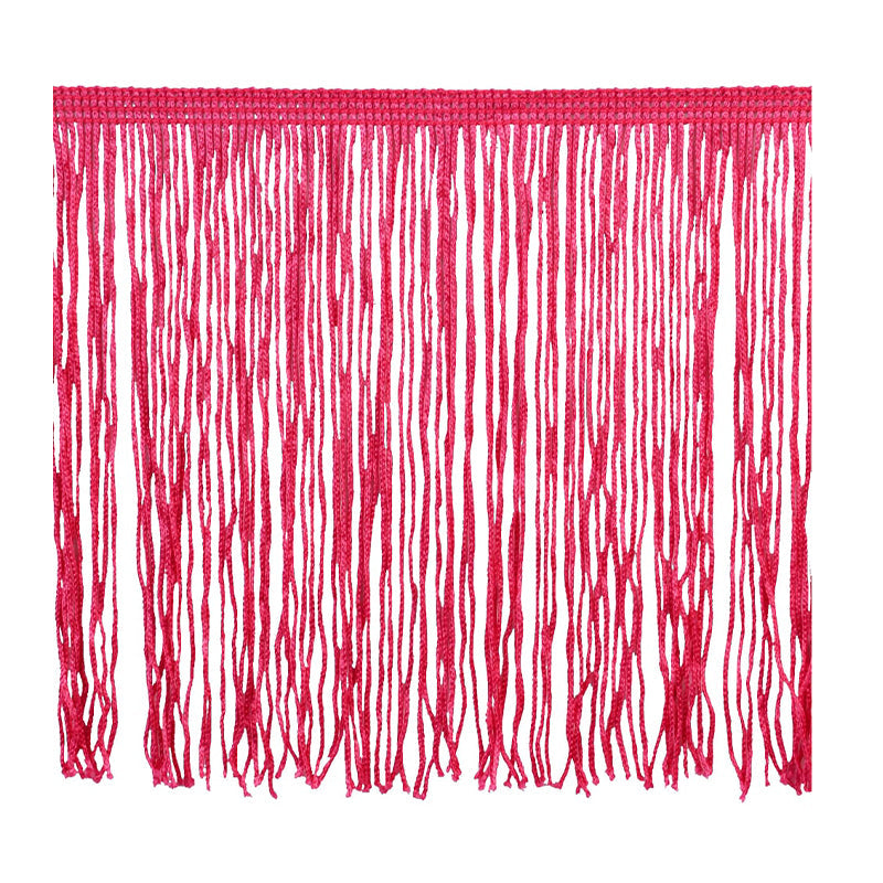 Belagio Enterprises - 6-inch Chainette Fringe (10 Yard Roll) - P-7045-142 Hot Pink