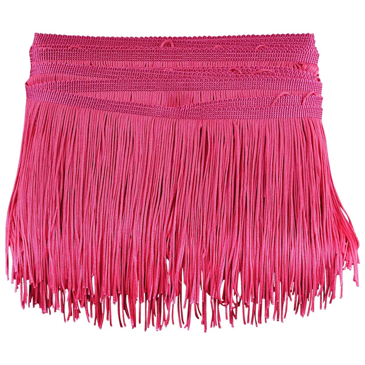 Belagio Enterprises - 6-inch Chainette Fringe (10 Yard Roll) - P-7045-142 Hot Pink