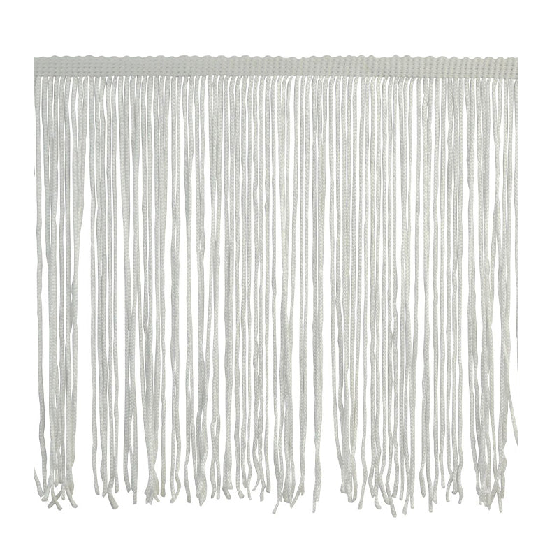 Belagio Enterprises - 6-inch Chainette Fringe (10 Yard Roll) - P-7045-27 White