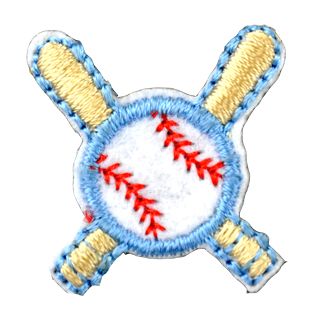 Belagio Enterprises - Assorted Appliques Baseball (12pcs per Pack) -  BM-5522