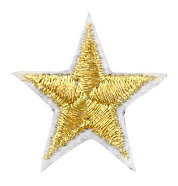 Belagio Enterprises - Assorted Appliques Small Gold Star (12pcs per Pack) - BM-5535