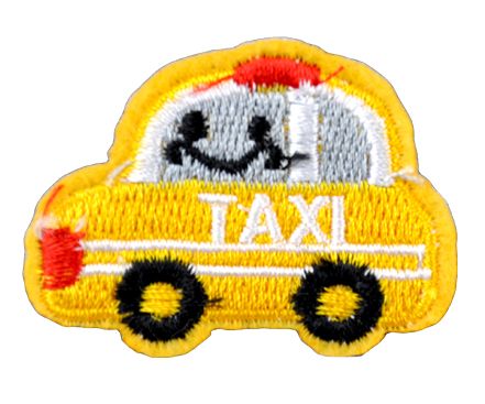 Belagio Enterprises - Assorted Appliques Taxi (12pcs per Pack) - BM-5532