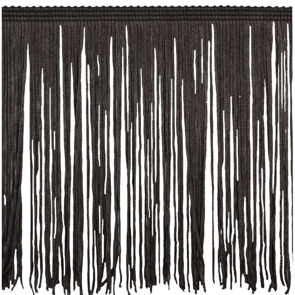 Belagio Enterprises Black Rainbow Collection Chainette Fringe Trim, x 10 yd