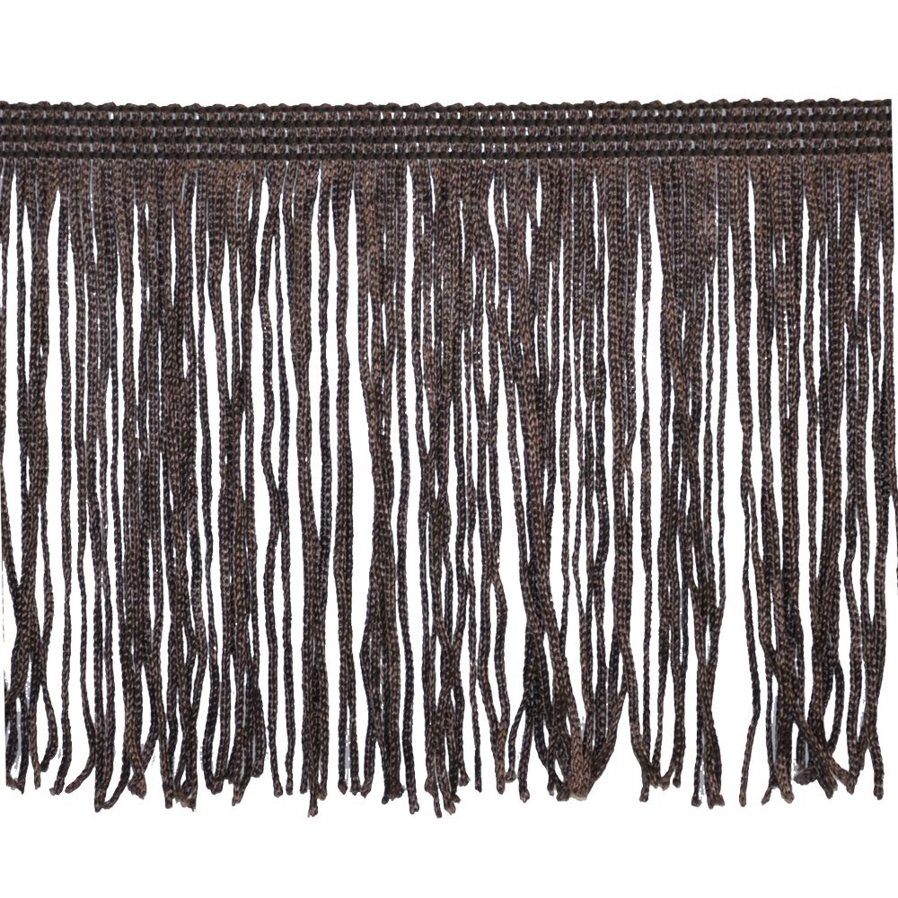 Belagio Enterprises Brown Rainbow Collection Chainette Fringe Trim, x 10 yds