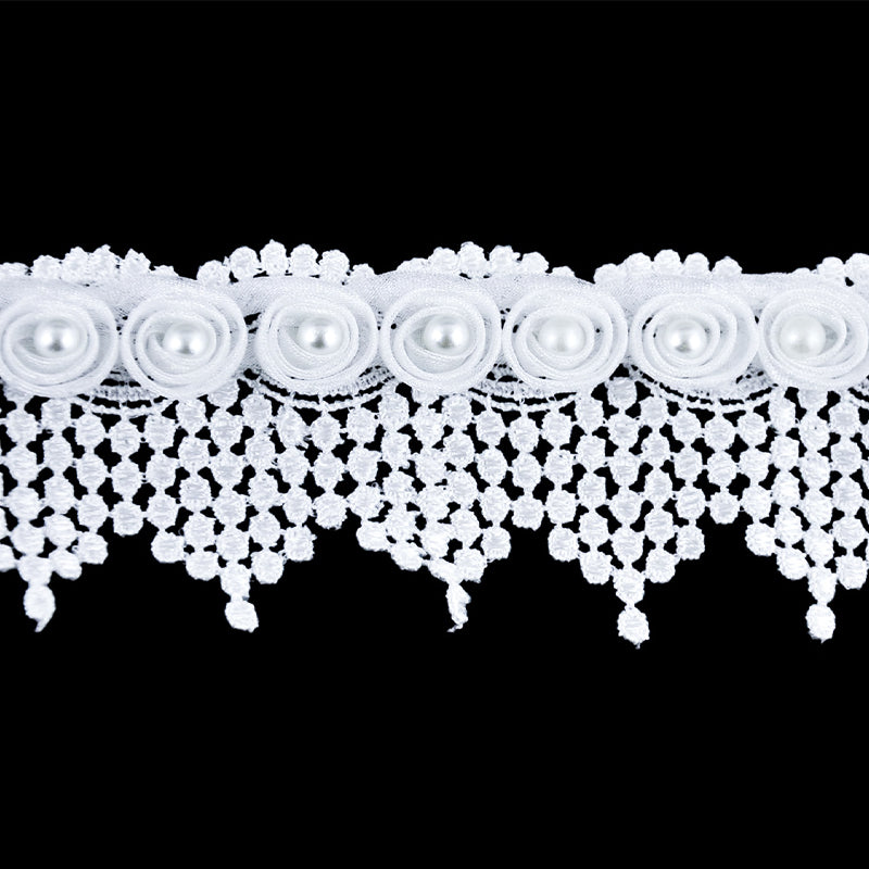 Belagio Enterprises - Venice Lace Trim with Swirl Design - 2" Width (14.5 Yard Roll) - BPV-300