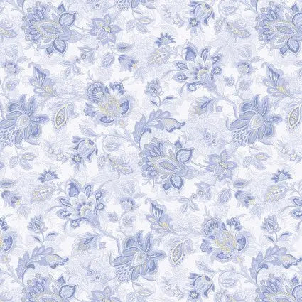 Blue Sky Footstool Cotton Wideback Fabric Per Yard