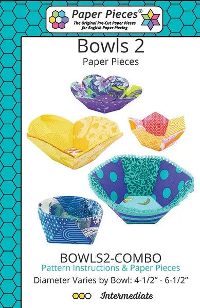Bowls 2 Pattern and Paper Piece Pack