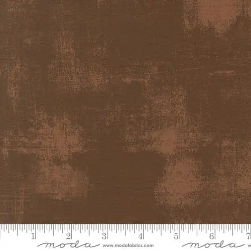 Brown Nutmeg Acorn Hollow Grunge 44"/45" Fabric Per Yard