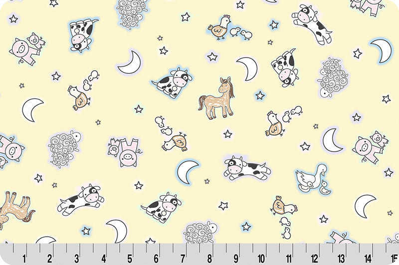 Butter Goodnight Farm Dreamy Barn Quilting Cuddle Fabric Per Yard